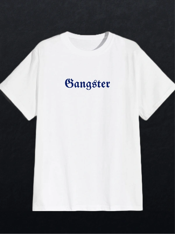Oversized "Orig. Gangster" Tee - S, White