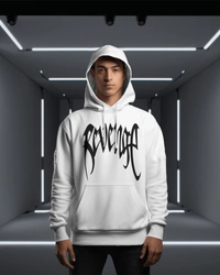 "Snitch" Hoodie  - White, L