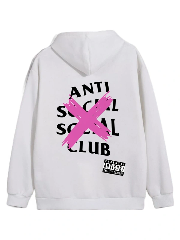 "Anti Social Social Club" Hoodie  - White, L