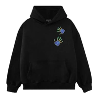 "ABNORMAL" Hoodie  - Black, Xl