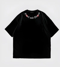 "Trust And Thrash" Oversize Tshirt - XL, Black