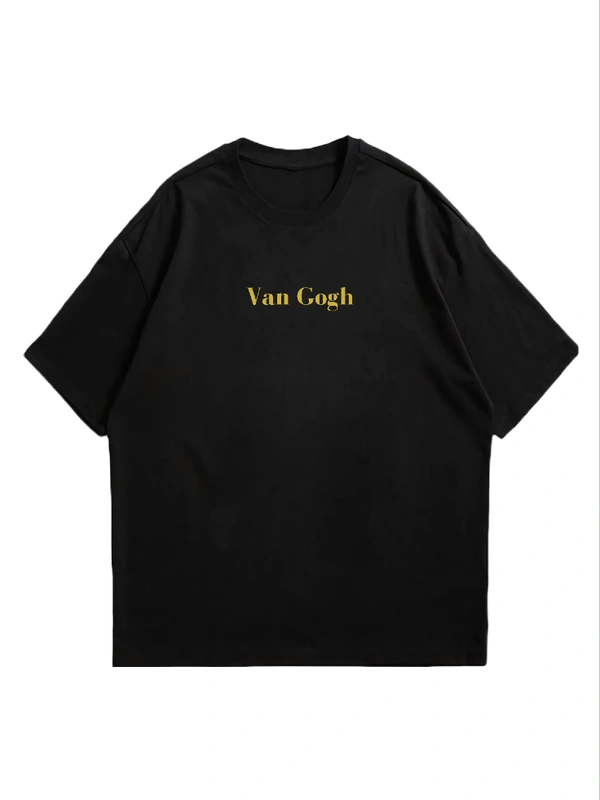 "Van Gogh" Oversize Tshirt  - XL, Black