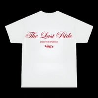 Legacy Red - The Last Ride - XL, White - Design at back