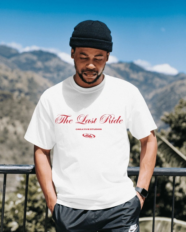 Legacy Red - The Last Ride - XL, white - design in front