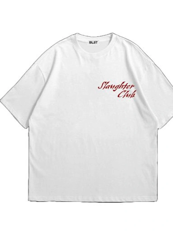 "Slaughter Club" Oversize Tshirt  - L, White