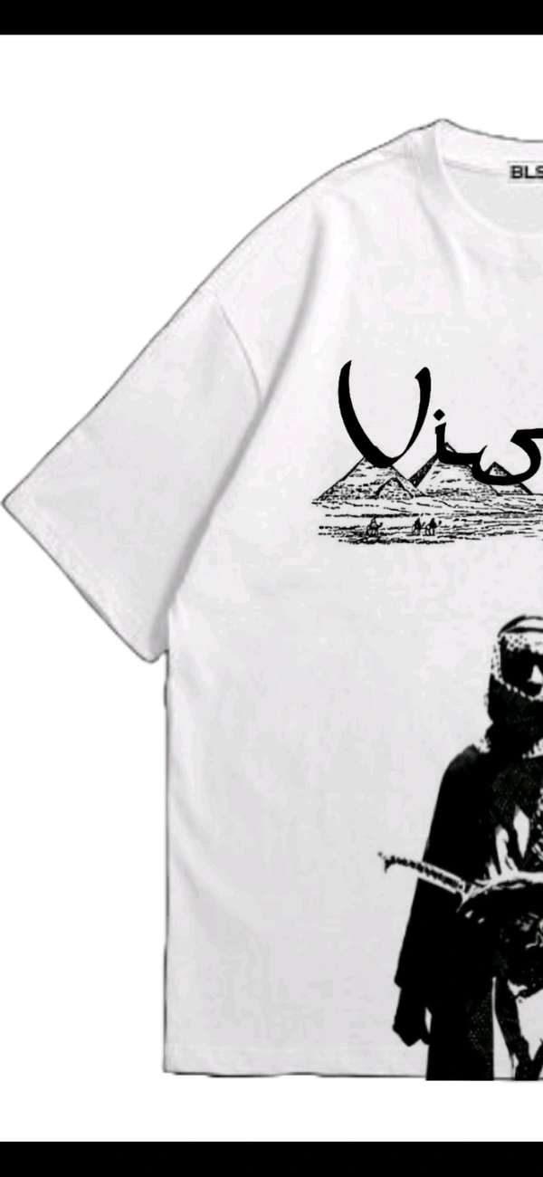 "Vision" Oversize Tshirt  - XL, White