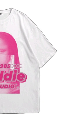 "Baddie" Oversize Tshirr  - L, White