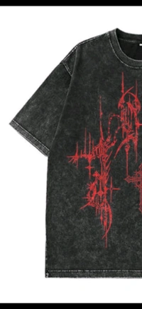 "Blade Saint" Oversize Tshirts - XL, Dorado