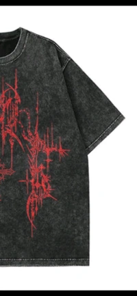 "Blade Saint" Oversize Tshirts - XL, Dorado
