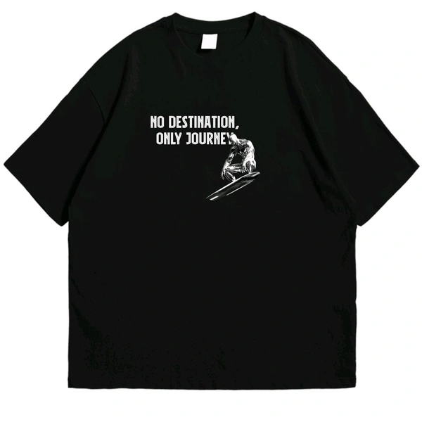 "Drifter" Oversize Tshirt  - Black, S