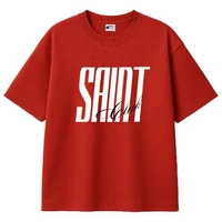 "SAINT CLUB" Oversize Tshirt  - Red, S