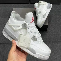 Jordan Retro 4 at Low Price  - Stylish Sneakers For Men's  - 41, White
