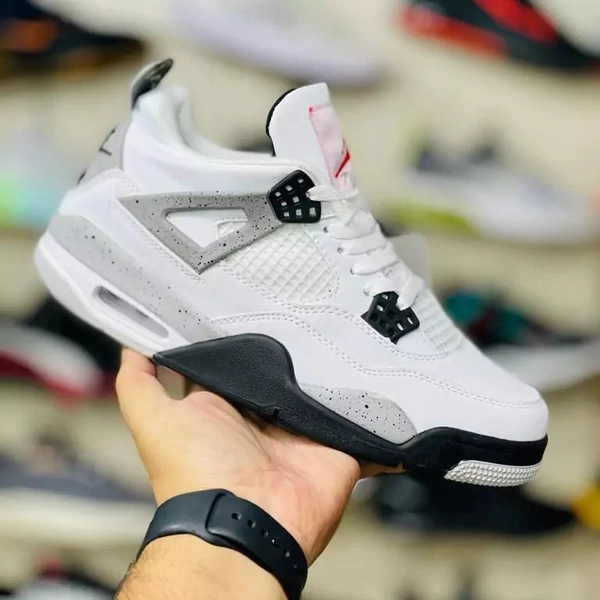 Jordan Retro 4  Buy  Jordan Retro 4 10@ Quality|Sneakers For Mens|Cod Available  - 41, white and black