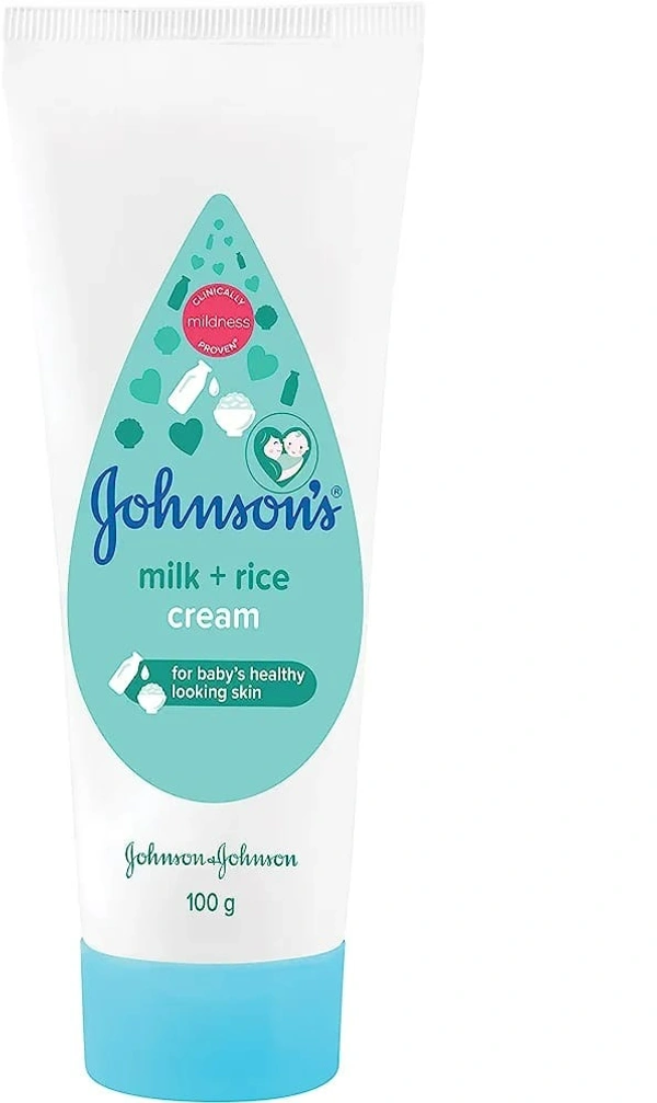 JHONSON BABY CREAM MILK +RICE 100GM