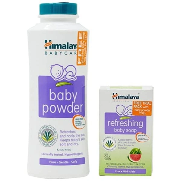 Himalaya Baby  Powder 200gm+Soap Free