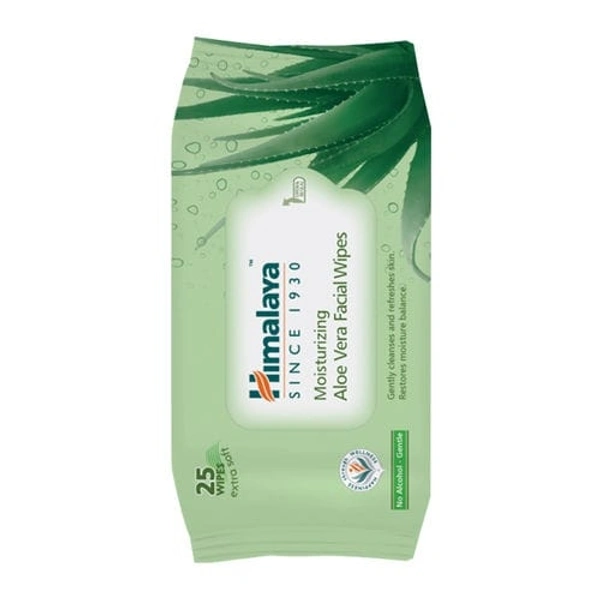 Himalaya Moisturizing Aloe Vera Facial Wipes 10s 
