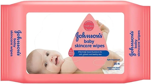 Johnson's Baby Skin Care Wipes 20s