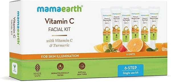 MAAMEARTH VITAMIN C FACIAL KIT 100GX4