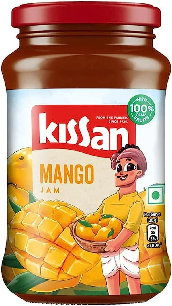KISSAN MANGO JAM 490G