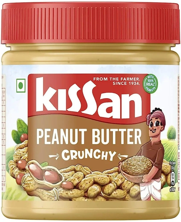 KISSAN PEANUT BUTTER CRUNCHY 350G