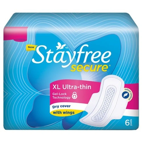 Stayfree Secure XL Ultra Thin 6units 