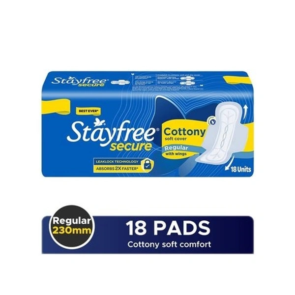 Stayfree Secure Cottony 18unit