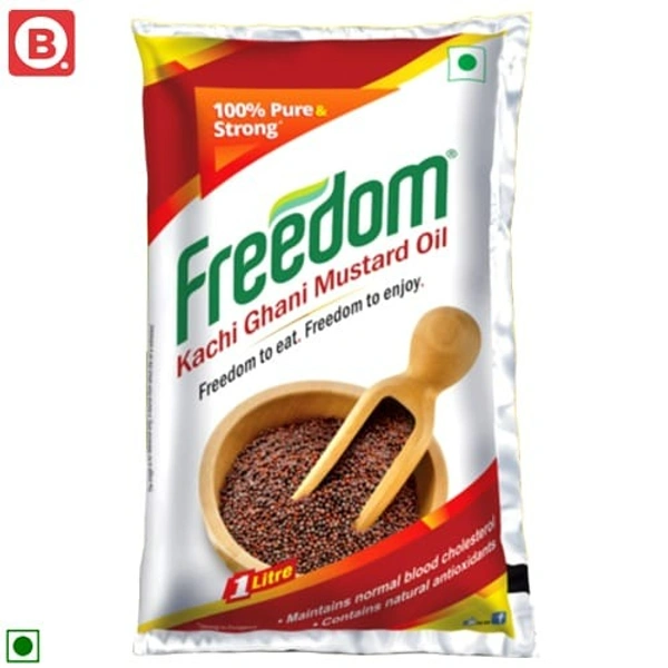FREEDOM MUSTARD OIL  ( ଫ୍ରିଡମ ସୋରିଷ ତେଲ) 1LTR