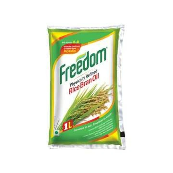FREEDOM RICE BRAND OIL 1LTR(ଫ୍ରିଡମ୍ ରାଇସ ବ୍ରାଣ୍ଡ ତେଲ)