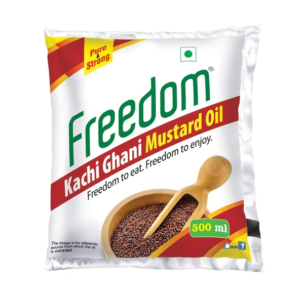 FREEDOM MUSTARD OIL  ( ଫ୍ରିଡମ ସୋରିଷ ତେଲ) 500ML