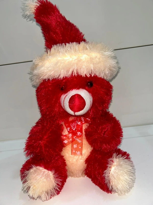 Christmas Teddy Red