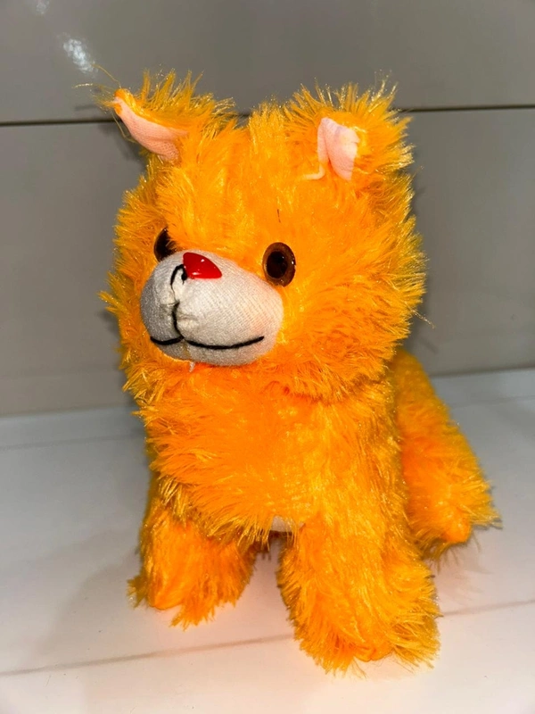 Small Teddy With Hair Yellow 