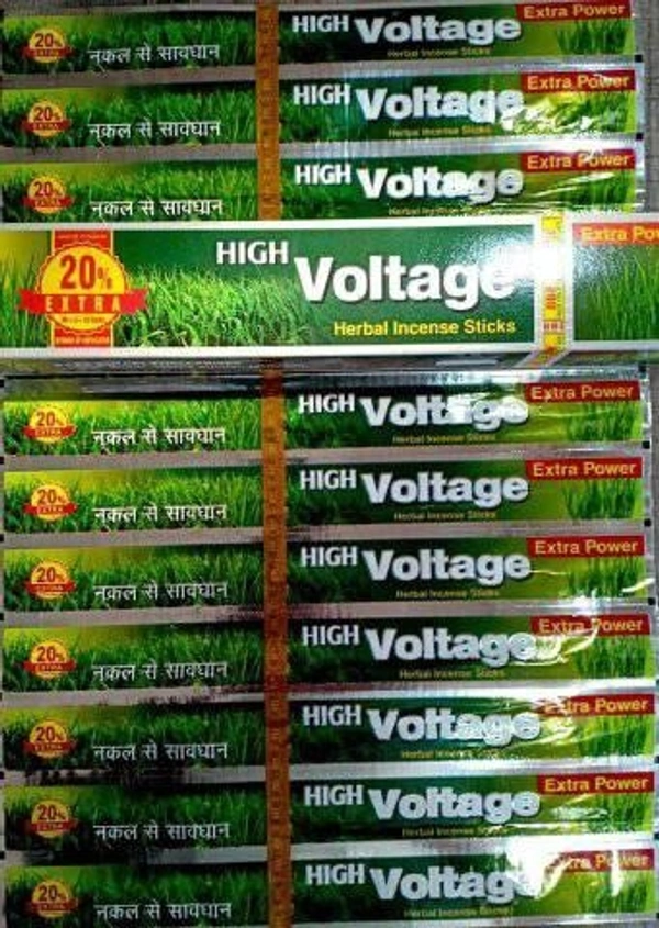 High Voltage Herbal Incense Sticks Box 