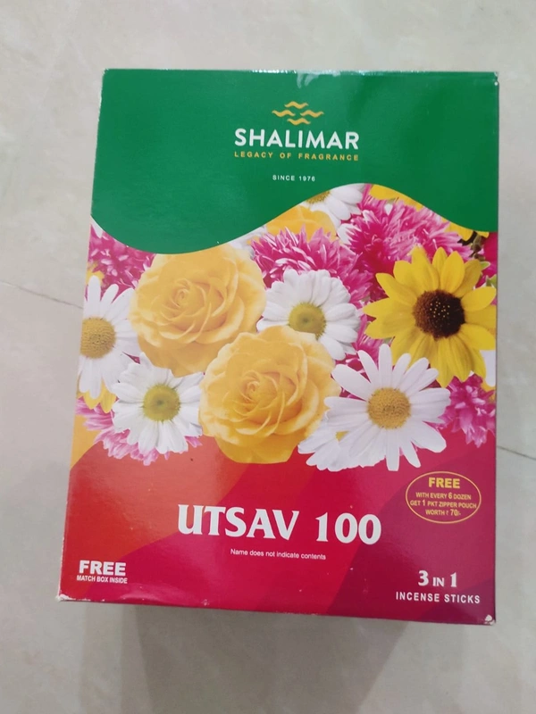 SHALIMAR UTSAV 100 INCENSE STICKS 