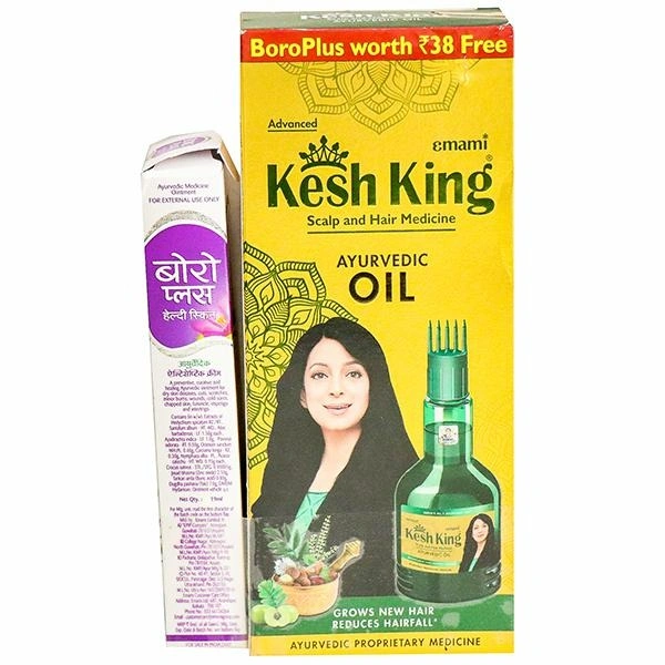 KESH KING HAIR OIL WITH BOROPLUS FREE 100ML