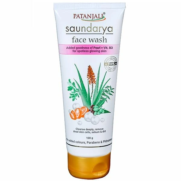 PATANJALI SAUNDARYA  FACE WASH100ML