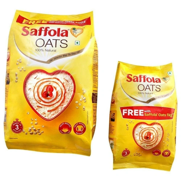 SAFFOLA OATS 1 kg BUY1GET 500G OATS FREE