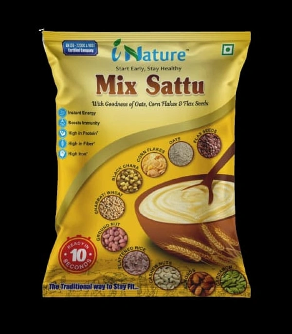 I NATURE MIX SATTU 500 gm (ଛ ତୁ ଆ )