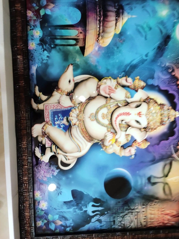 Ganesh photo with frame