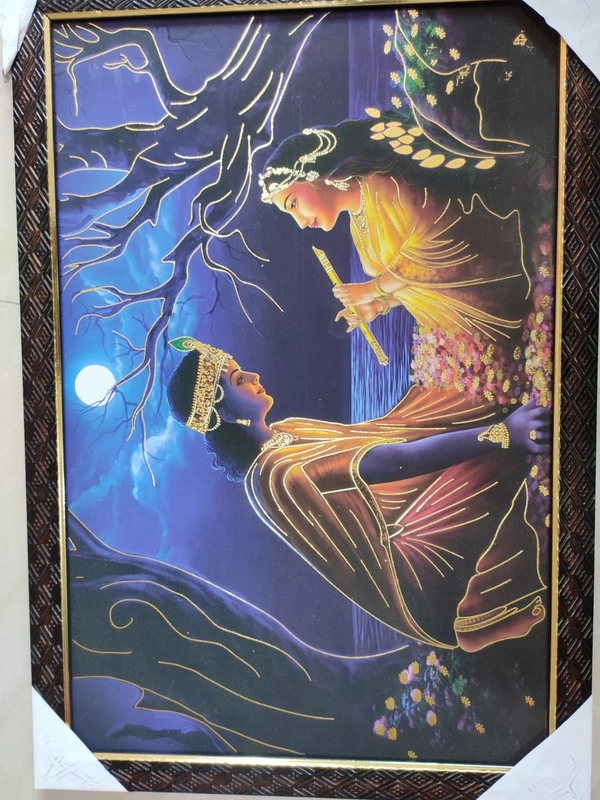 Radha krishna photo frame