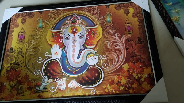 Ganesh photo with frame