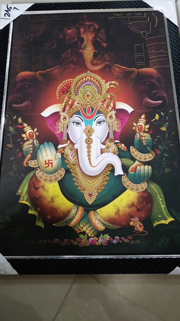 Ganesh photo with frame
