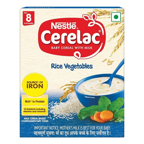 CERELAC RICE VEGETABLES 8MONTHS ABOVE