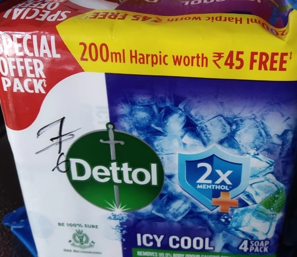 DETTOL COOL  COMBO PACK HARPIC FREE