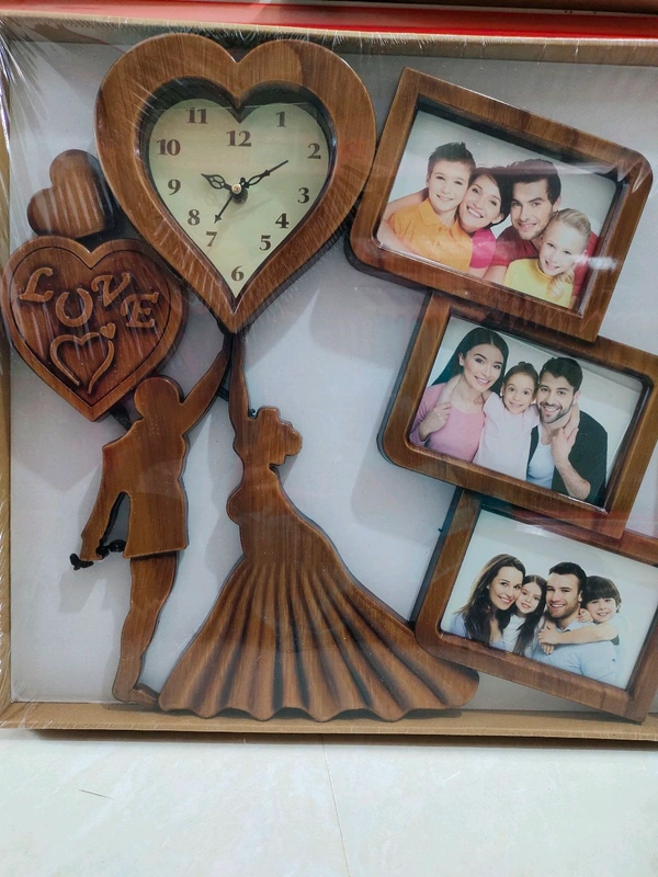 Couple Photo Frame With Watch