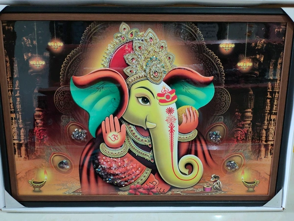 Ganesh Radhakrishnan Jagannath Stone Photo Frame Big