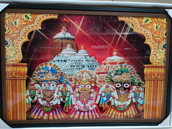 Ganesh Radhakrishnan Jagannath Stone Photo Frame Big