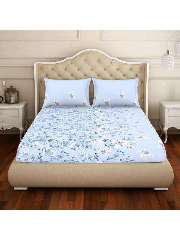 Welspun Bedsheets - Light Blue
