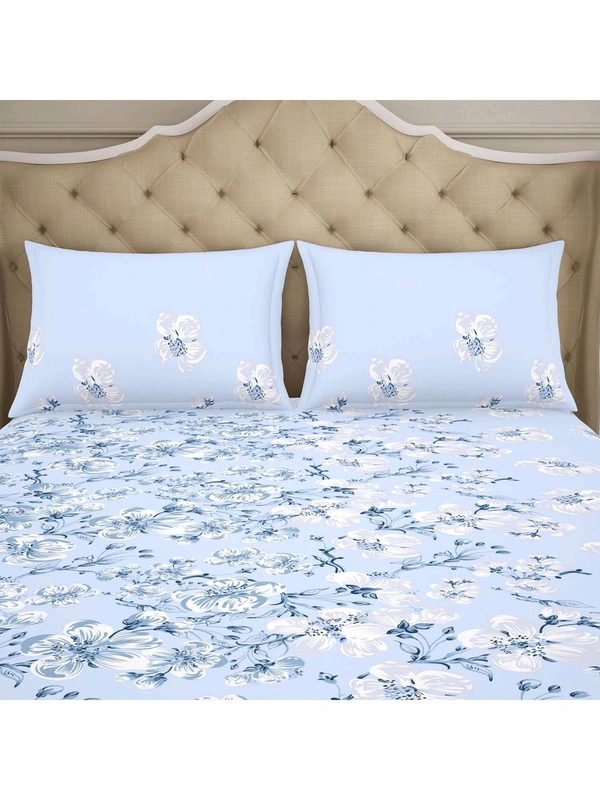 Welspun Bedsheets - Light Blue