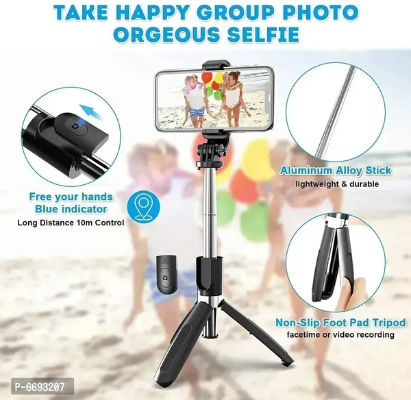 Unique Selfie Stick  - Black