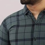 Classic Cotton Checked Casual Shirts  - XXL